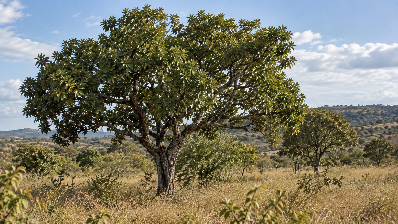 Pequizeiro, uma árvore imune a corte em Minas Gerais.